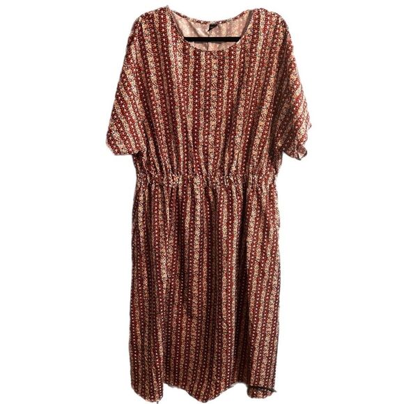 Lot of 2 Women’s size 4XL Curve Dresses Plain Black with Pockets & Summer Floral - Picture 5 of 10